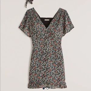 Abercrombie & Fitch Flutter Sleeve Mini Dress